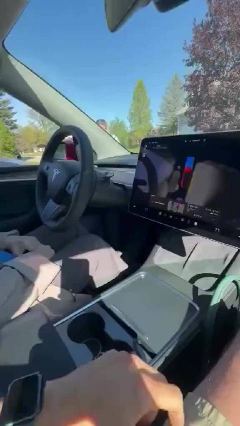 88岁美国老太太依靠特斯拉FSD出行