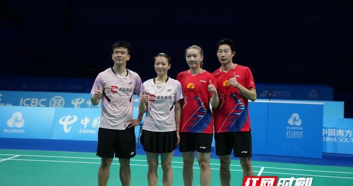 湖南“黑马”周志宏/魏雅欣混双摘银 直言决赛就是学习