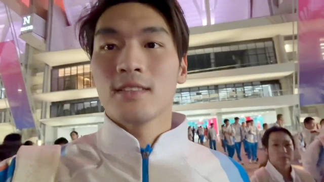 徐嘉余发布全运会全记录vlog，时长引关注