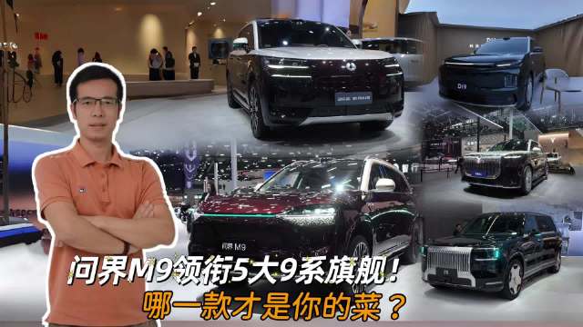 问界M9领衔5大9系旗舰！哪一款才是你的菜？这就是广州车展