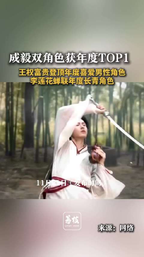 成毅双角色登顶 李莲花蝉联爱奇艺长青角色