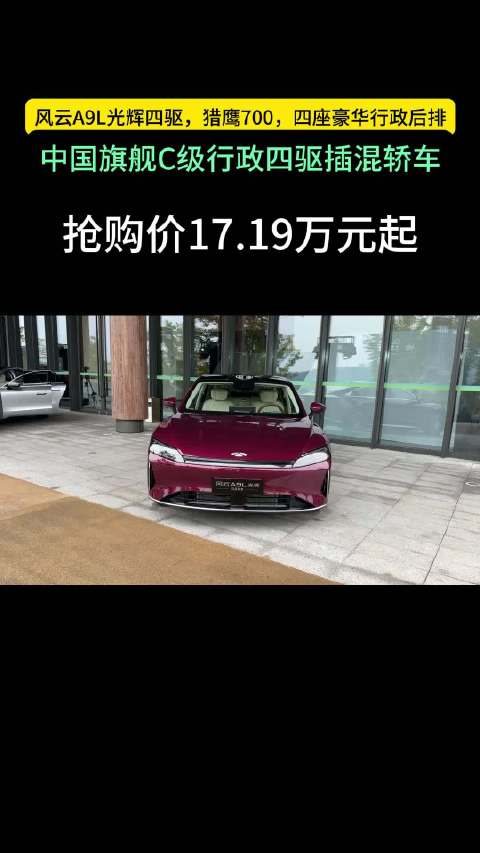 中国C级行政四驱旗舰插混轿车，四座版配猎鹰700，家庭、商务好手