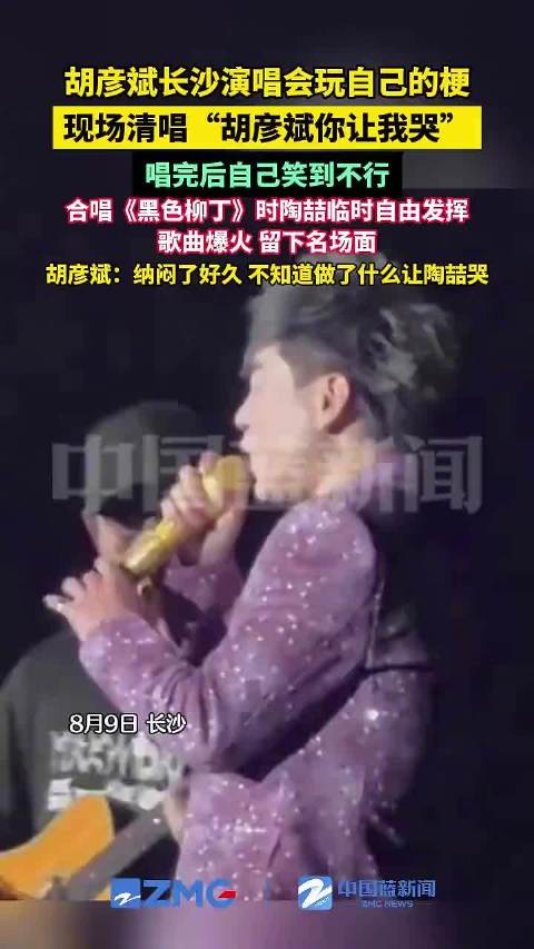 胡彦斌演唱会玩自己的梗