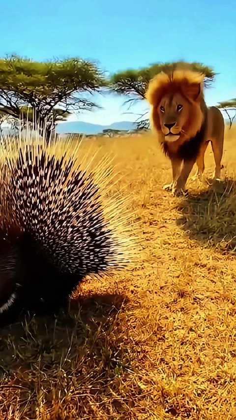 豪猪的威力 (内容为ai生成)