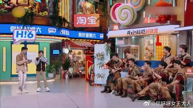 吴泽林刚说完王耀庆下盘稳，下秒就坐地上，不禁夸啊