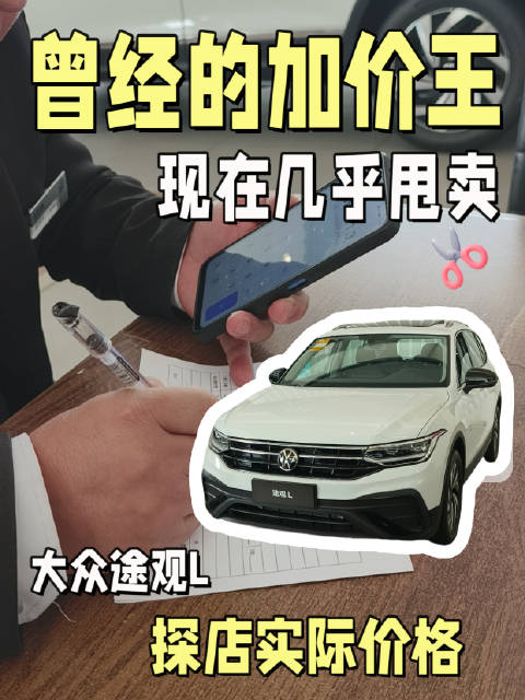 实地探店大众途观L市场行情