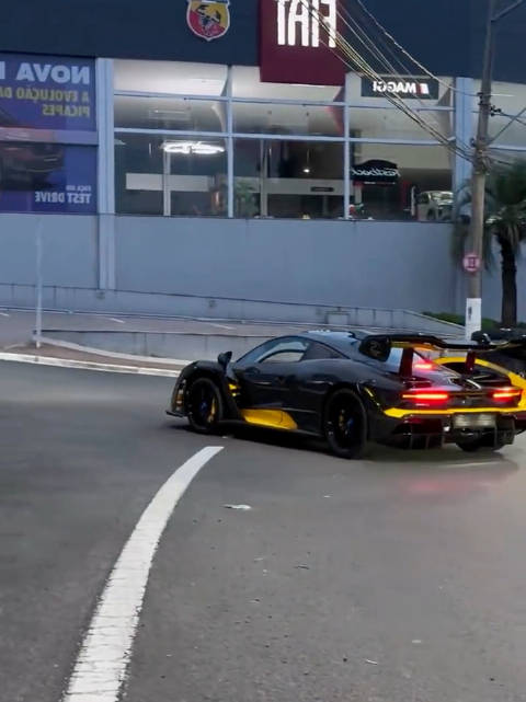 顶级超跑车队出街！迈凯伦塞纳当头车！