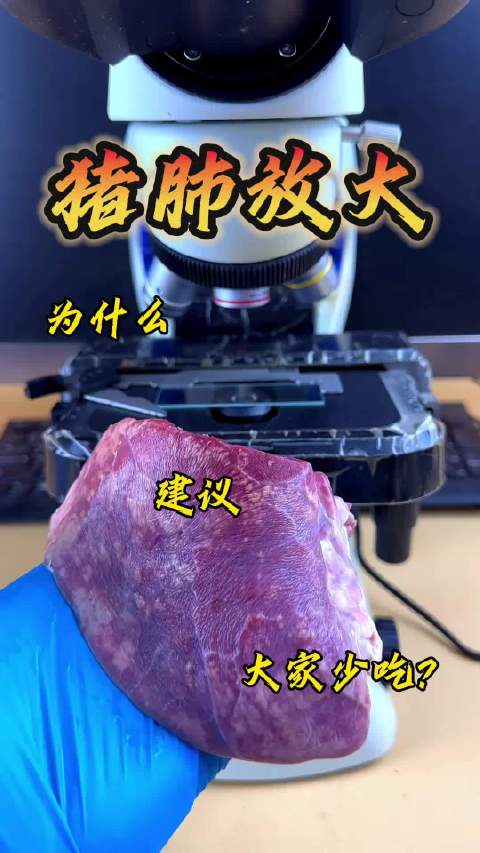 猪肺食用安全关键在正规来源和彻底处理