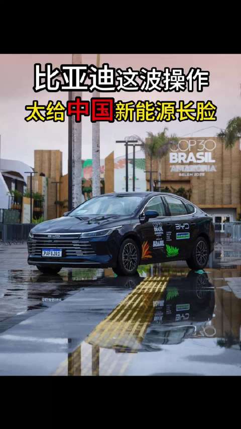 排面拉满！比亚迪这波操作，太给中国新能源长脸
