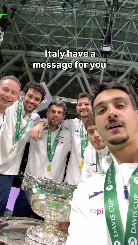 意大利戴维斯杯2-0胜西班牙，连续三年第四次夺冠