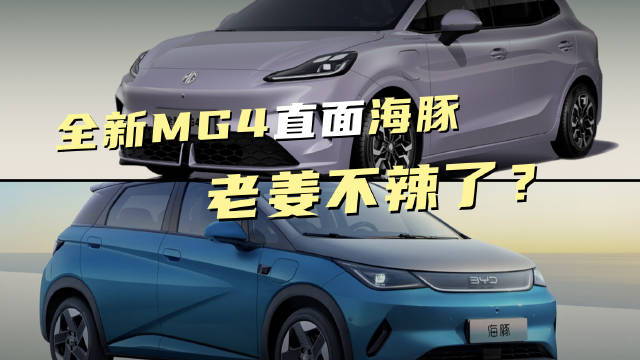 十万内MG4次顶配对比海豚入门版，配置性能全面领先