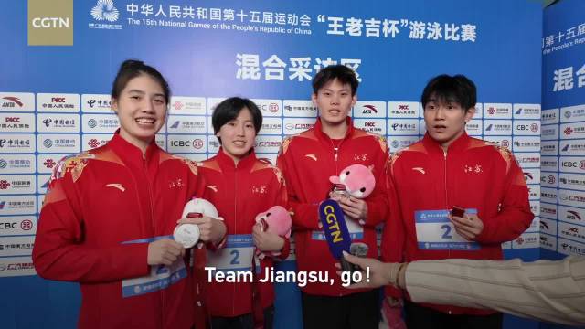 张雨霏坦言状态未达满分，赞江苏泳坛传承希望