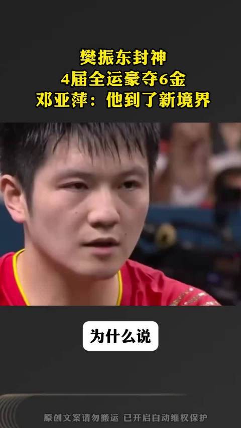 邓亚萍盛赞樊振东“厚实又灵动”，达到了新高度！4届6金，这就是传奇！