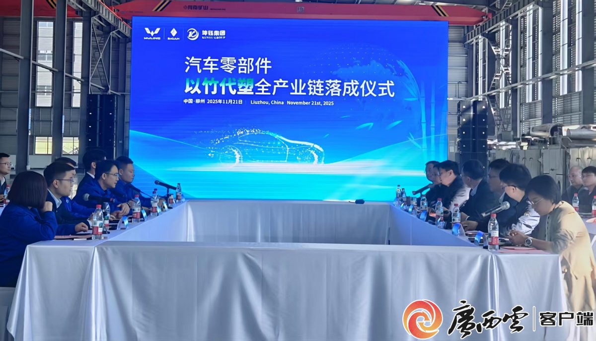 突破！汽车制造业首条“以竹代塑”全产业链在柳州落成