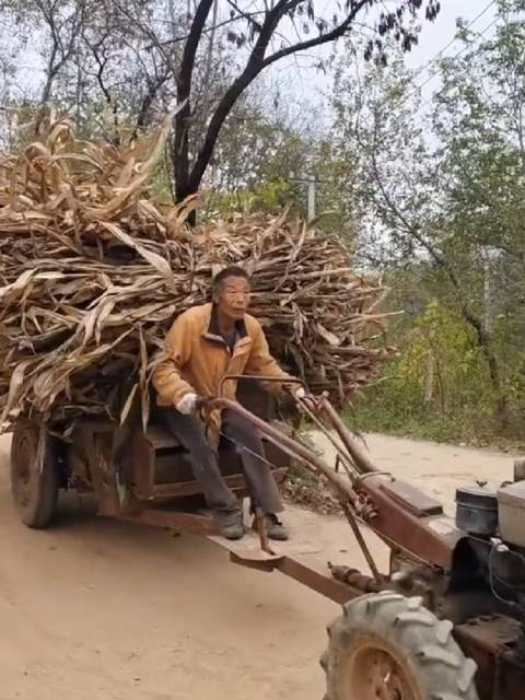 大爷:看我给你来个漂移拐弯