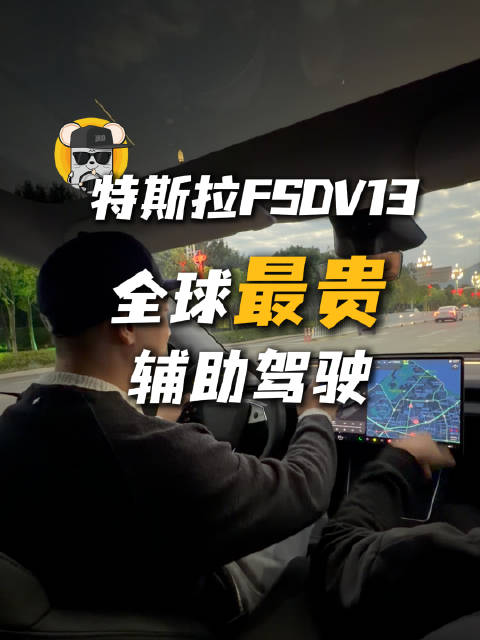 全球最贵的辅助驾驶，特斯拉FSD V13初体验