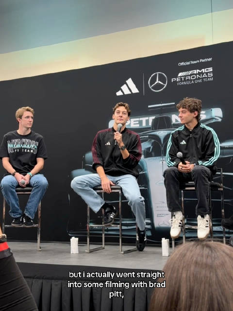 George Russell与Brad Pitt合拍梅赛德斯AMG新车广告