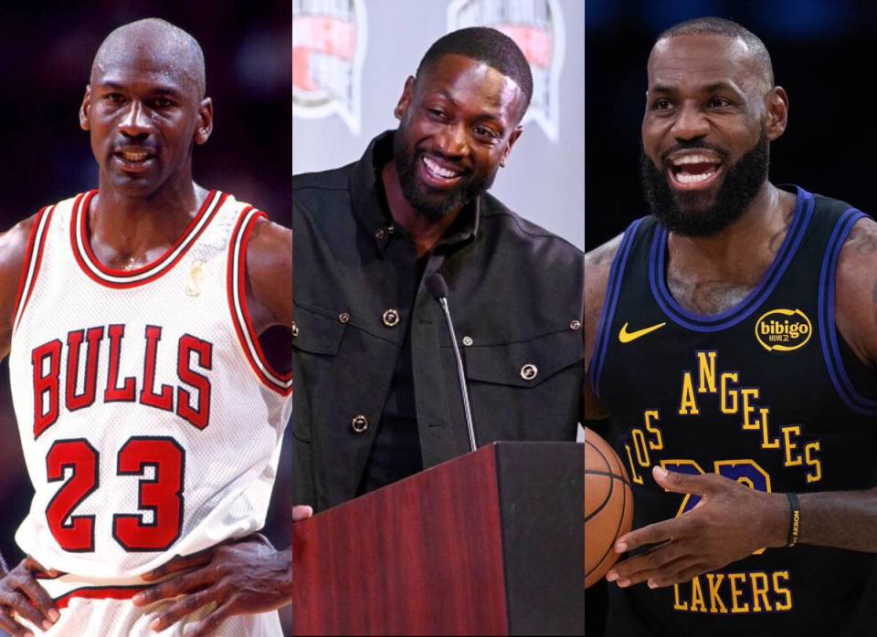 乔丹、詹姆斯GOAT之争怎么解？闪电侠韦德有全新的看法