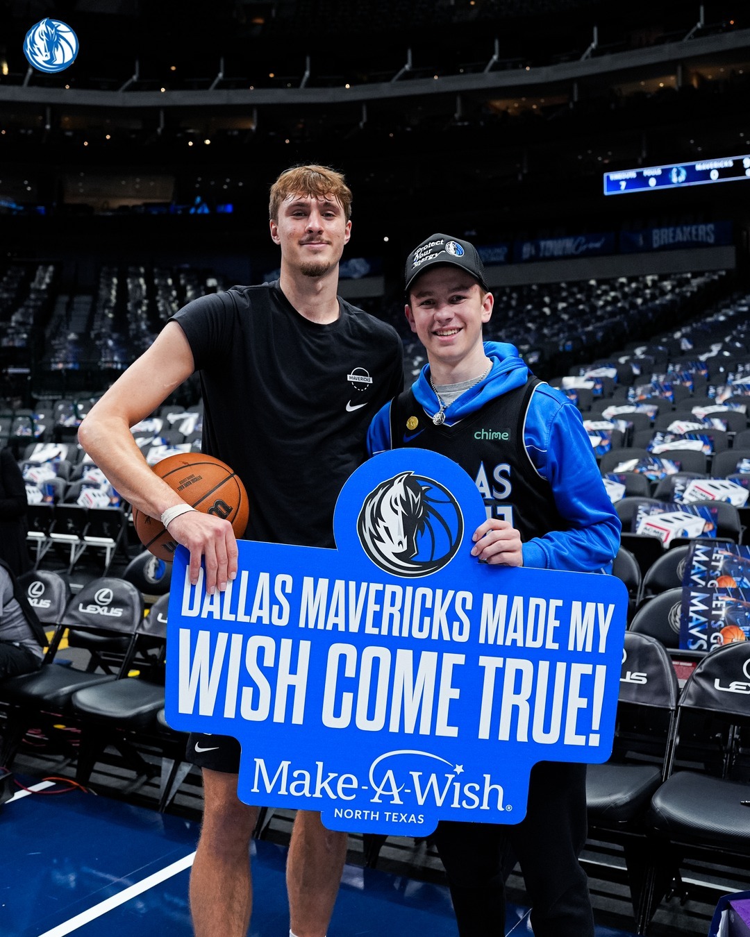 独行侠助患病儿童格里芬圆梦，获特别比赛体验