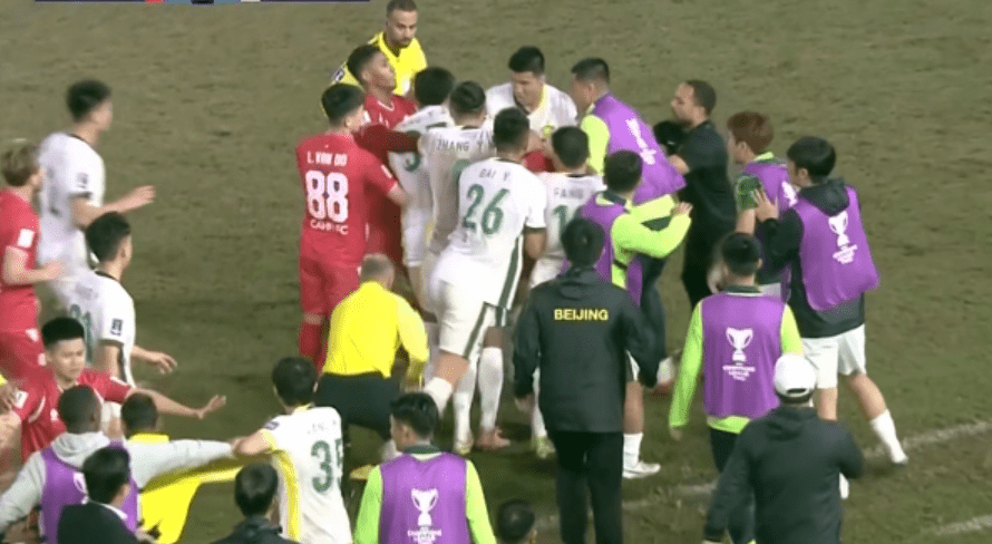国安遭绝杀1-2河内提前出局 林良铭破门张玉宁失单刀