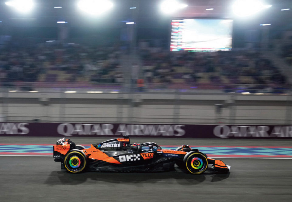 F1卡塔尔站一练：迈凯伦包揽前2，皮亚斯特里强势领先