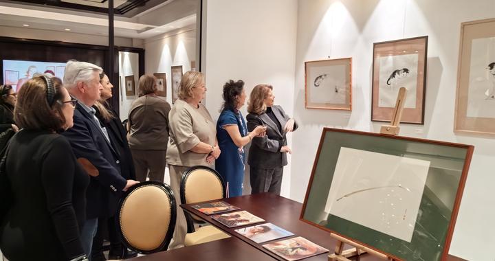 笔墨丹青传友谊，人文交流谱新篇——庆祝中摩建交30周年中国画展在摩纳哥举行