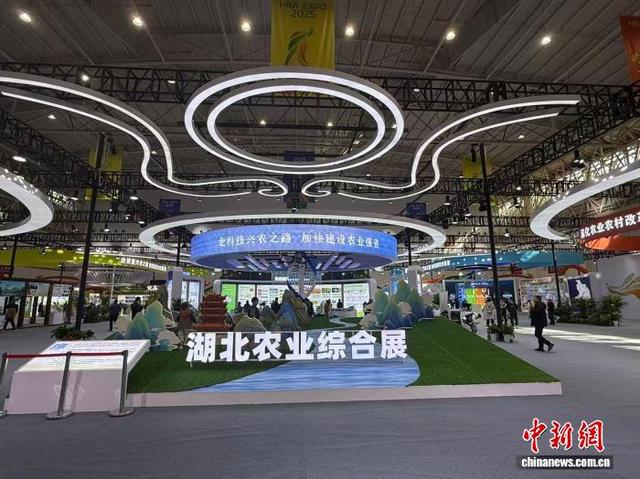 湖北省级综合展区系统呈现湖北现代农业的发展成效。记者梁婷 摄