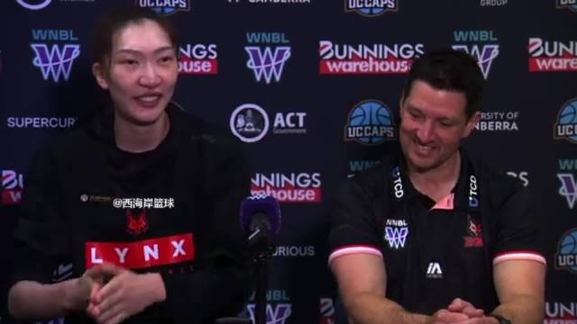 韩旭主教练：赛前看到中国驻澳大利亚大使进场，之后会很常见