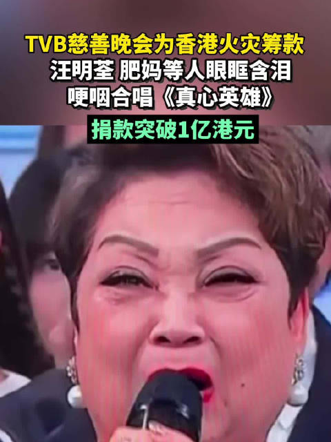 TVB慈善晚会筹得超1亿港元善款