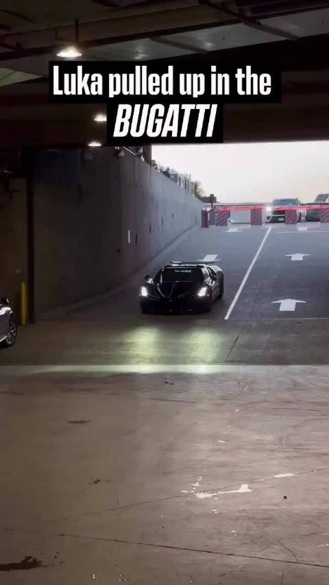 卢卡东契奇驾布加迪现身球馆引热议
