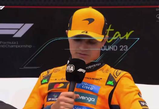 诺里斯回应维斯塔潘说开迈凯伦可轻松夺冠