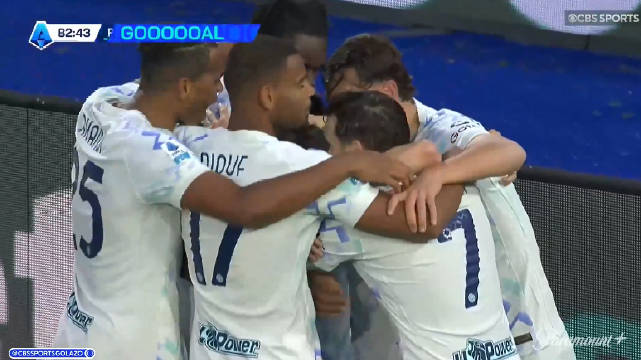 劳塔罗梅开二度助国米2-0胜比萨