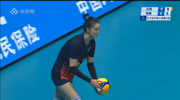 第十五届全运会女排小组赛江苏3：0河南　张常宁14分集锦