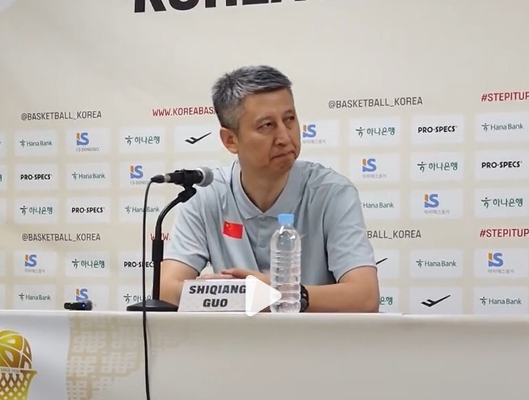 郭士强：赵睿因打全运会比较疲劳并在集训中拉伤了小腿而缺阵