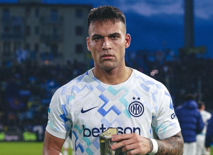 22-23赛季以来劳塔罗38次为国米打破僵局，队内断档第一