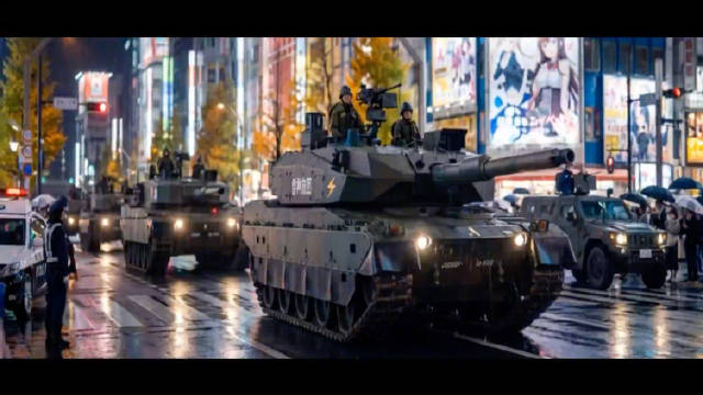 突然发现，大战哥斯拉的日本未来坦克，线条有点像中国百式呢