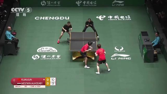 国际乒联混合团体世界杯中国队两连胜，王楚钦采访提及林高远