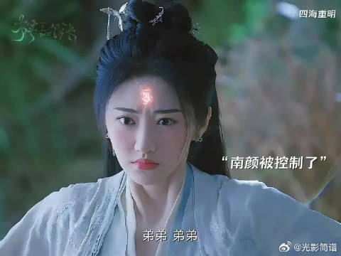 南颜现重明真身救小狐狸坠崖