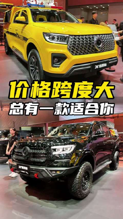 价格跨度大，总有一款适合你！长城炮上新，价格诚意十足？