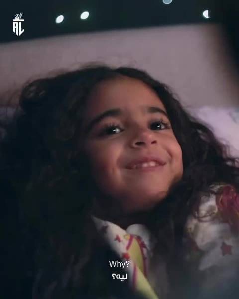 萨拉赫和女儿拍摄的励志广告