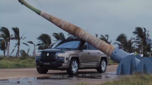 仰望U8L这个实验有点猛，一颗“大树”，连砸三次！ 硬不硬？