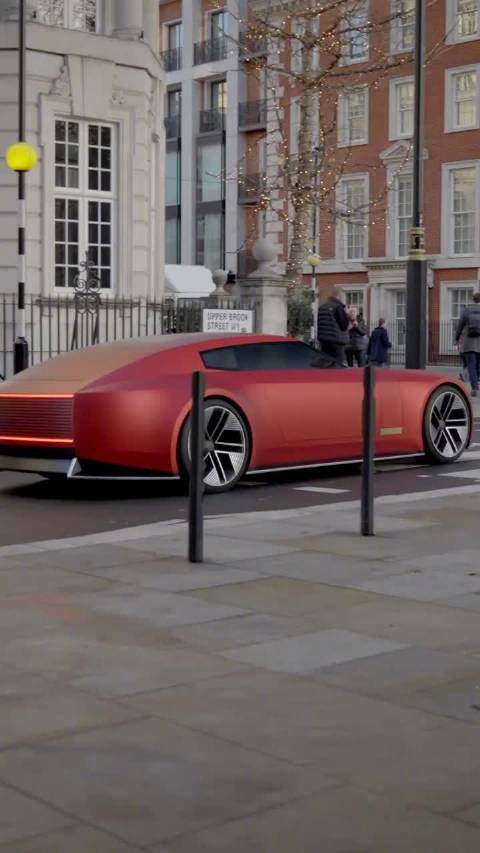 感受一下未来捷豹～Type 00亮相伦敦街头，太科幻了