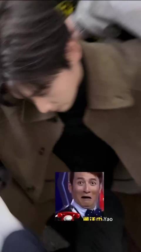 邢昭林机场遭粉丝围挤摔倒