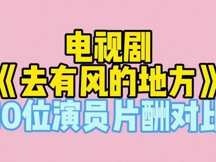 电视剧《去有风的地方》揭秘：10位主演片酬大比拼