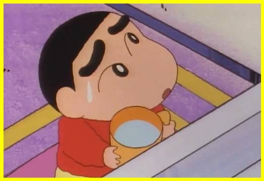 蜡笔小新玩雪堆雪人治愈日常