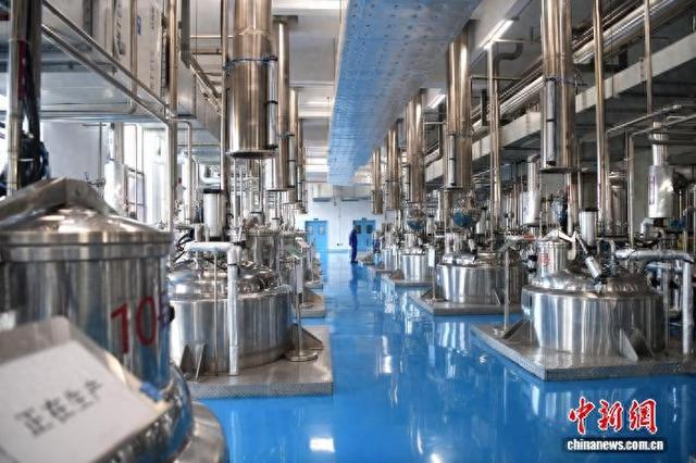 图为广西防城港国际医学开放试验区一药企所设的中药产品生产线。翟李强 摄