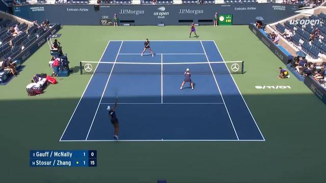 张帅斯托瑟组合三盘力克高芙麦克纳利夺美网女双冠军