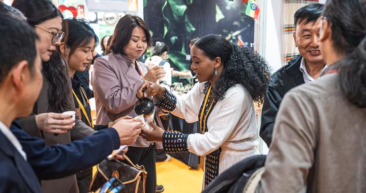 云南普洱：博览会上的茶咖相遇