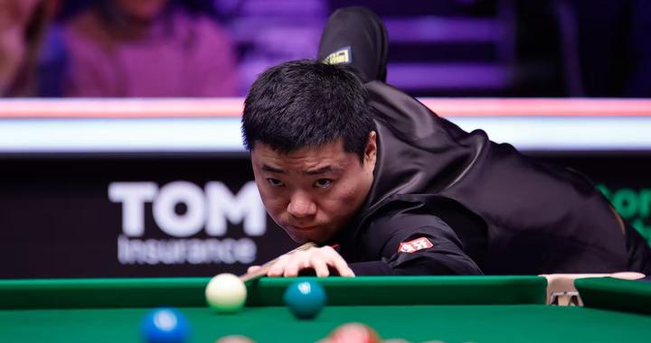 斯诺克英锦赛：丁俊晖险胜唐纳森 张安达6比2击败赵心童
