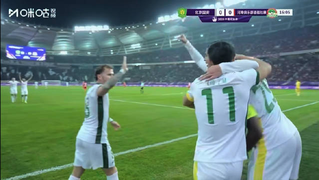 法比奥破门助国安胜河南，达万古加张玉宁精妙配合